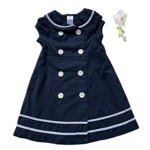 Gymboree Navy Sailer Dress - Girls 2 T